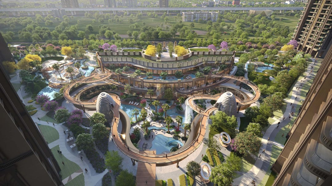 Westin Residences Gurugram landscape aerial view