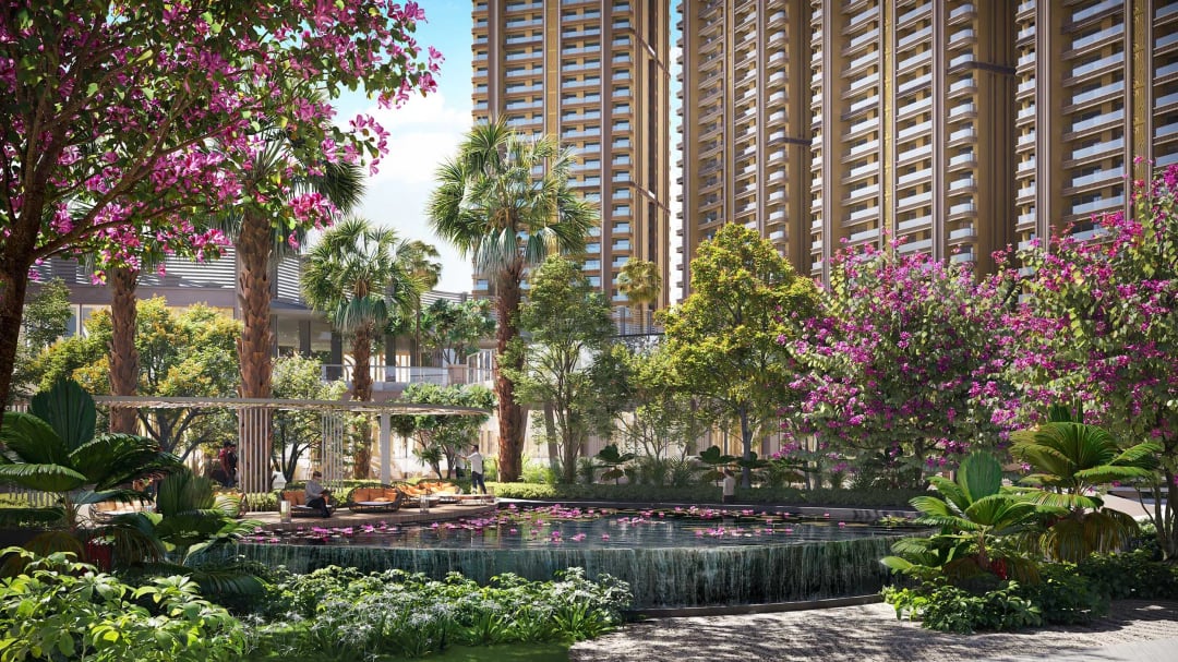 Westin Residences Gurugram lilly pond amenity